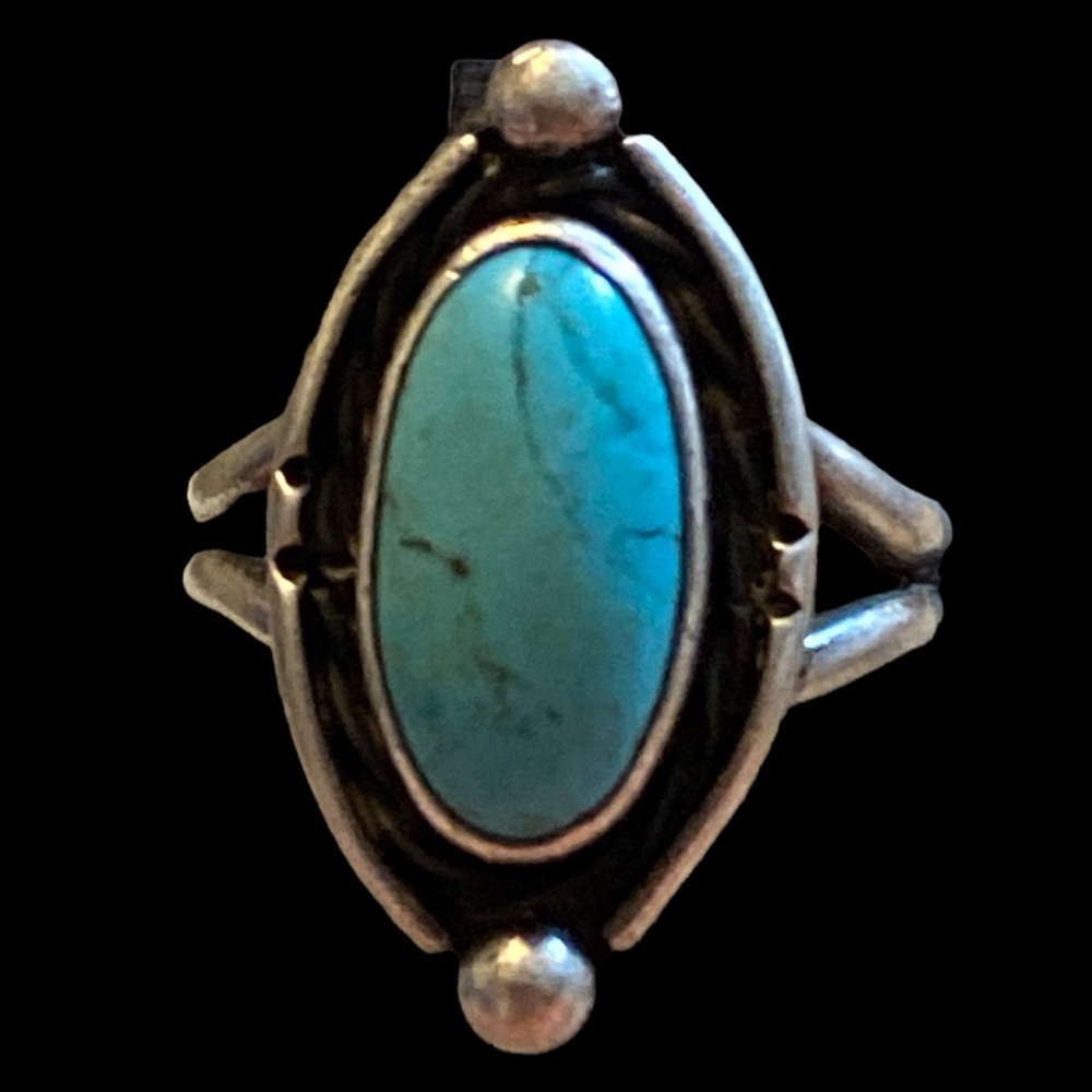 Turquoise and Sterling Silver Ring